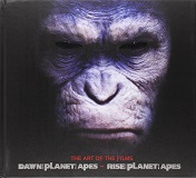 Rise of the Planet of the Apes and Dawn of Planet of the Apes: The Art of the Films-by Matt Hurwitz cover