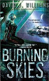 The Burning Skies, by David J. Williams cover image