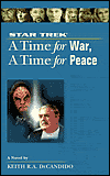 TNG: A Time for War, A Time for Peace-by Keith R.A. DeCandido cover