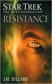 TNG: Resistance-by J.M. Dillard cover