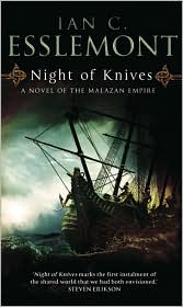 Night of Knives-by Ian C Esslemont cover pic