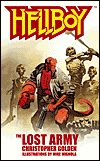 Hellboy: The Lost Army-by Christopher Golden cover pic